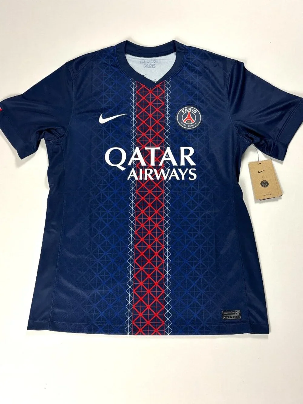 Paris Saint-Germain Nike 2025/2026 Home Soccer Jersey Blue Sz M NWT New PSG Kit